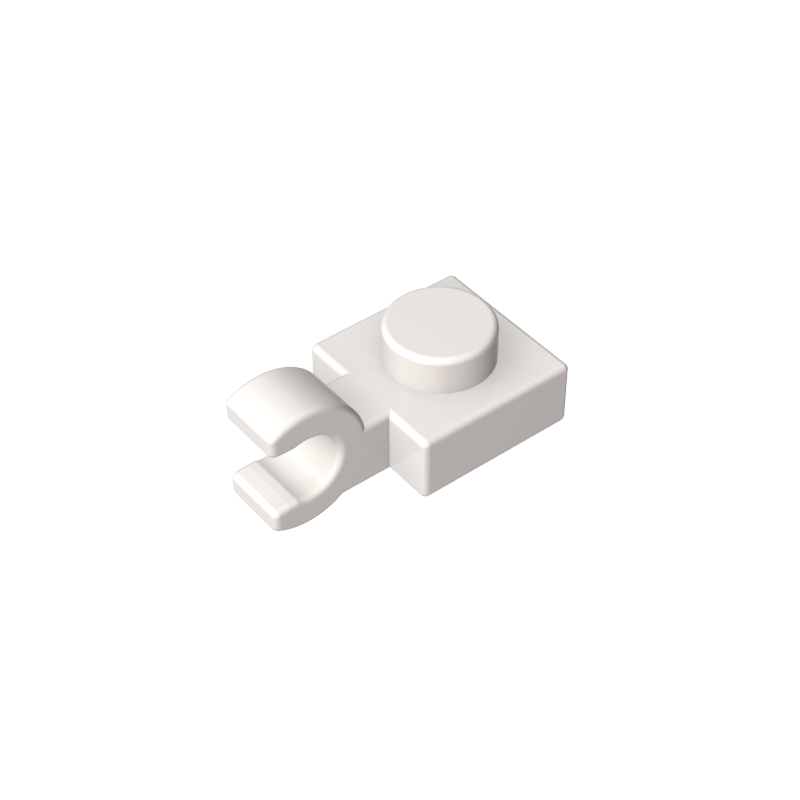 Plate Special 1 x 1 with Clip Horizontal [Thick U Clip]