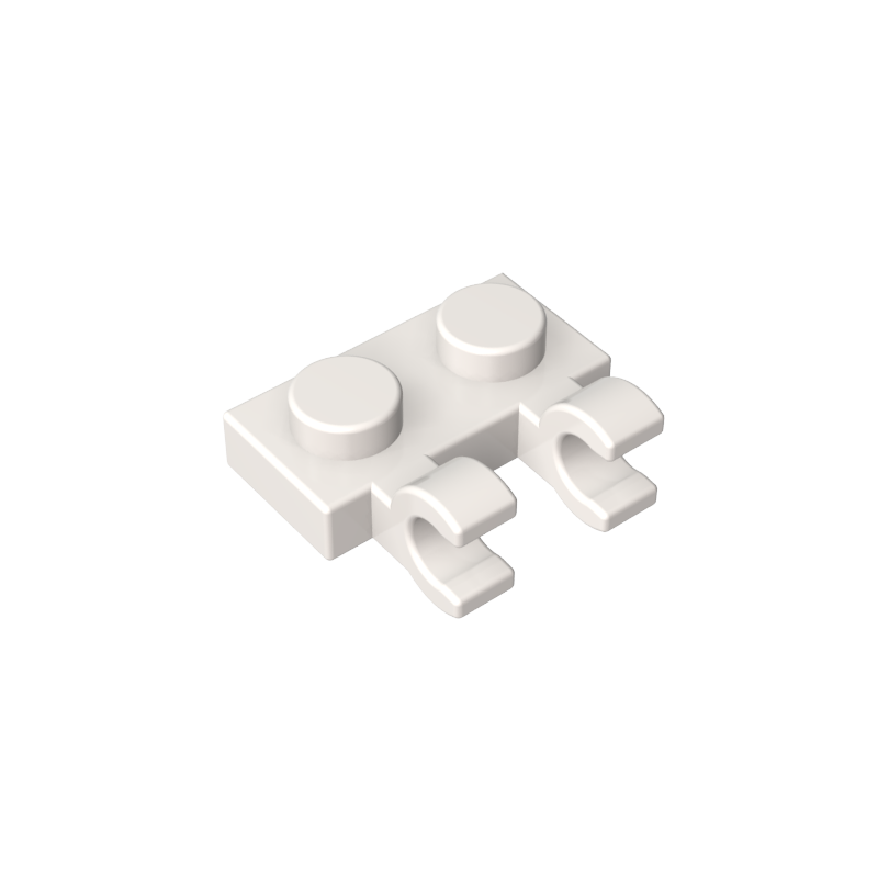 Plate Special 1 x 2 with Clips Horizontal [Thick U-Clips]