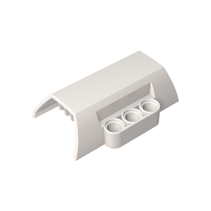 Technic Engine Block Half / Side Intake Panel - Color ID 90