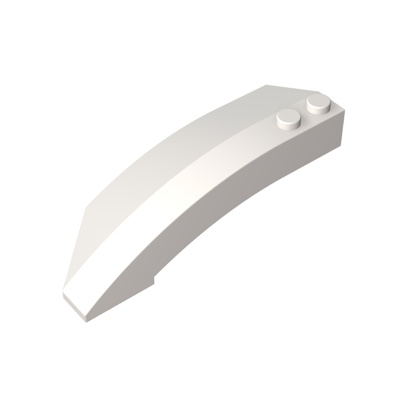 Wedge Curved 8 x 3 x 2 Open Right - Color ID 90