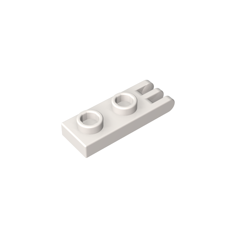 Hinge Plate 1 x 2 with 3 Fingers and Hollow Studs - Color ID 90