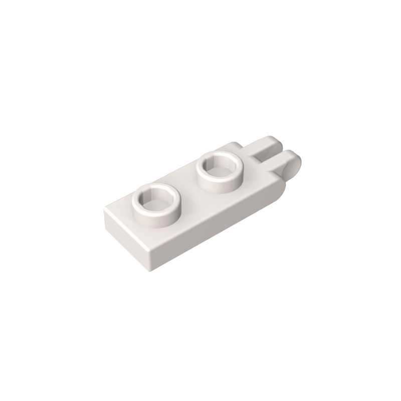 Hinge Plate 1 x 2 with 2 Fingers and Hollow Studs - Color ID 90