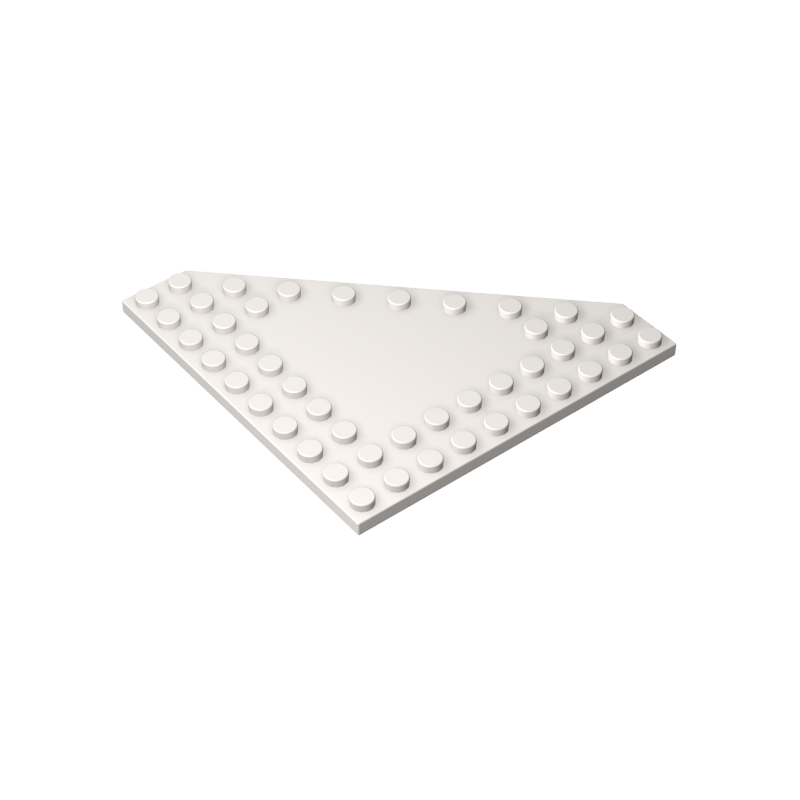 Wedge Plate 10 x 10 Cut Corner [No Centre Studs] - Color ID 90