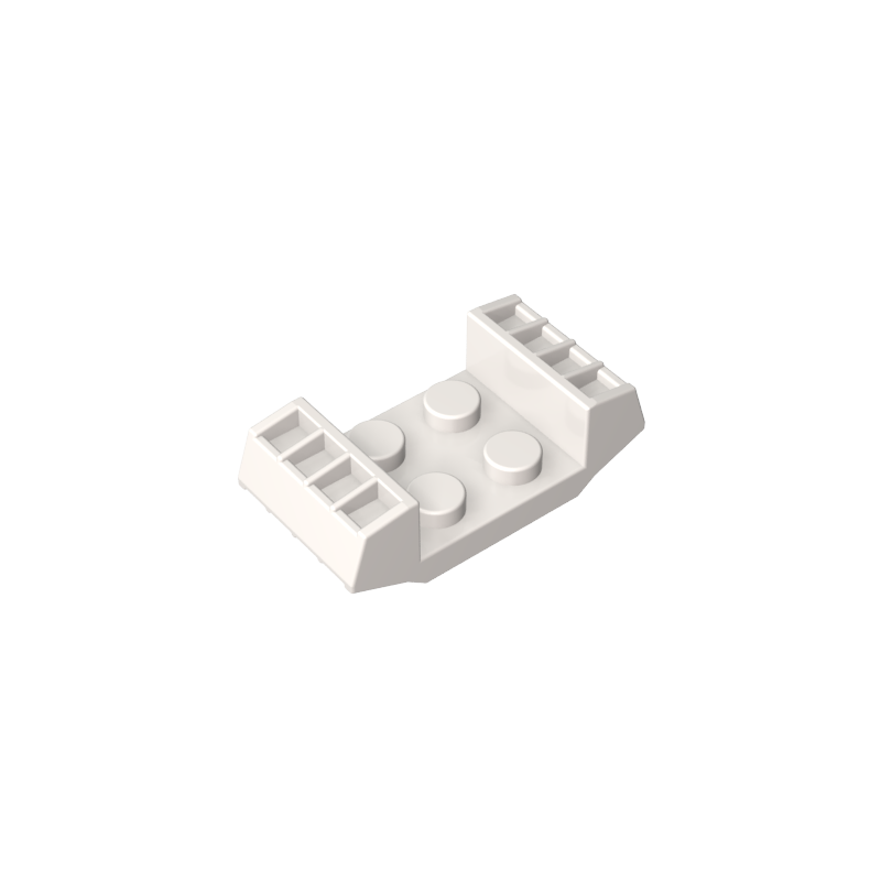 Plate Special 2 x 2 with Grills — GoBricks compatible brick