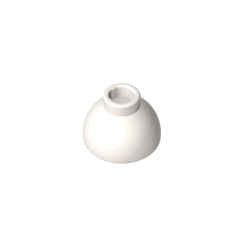 Brick Round 1.5 x 1.5 Dome Top [Plain]