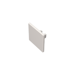 Road Sign Clip-on 2 x 2 Square [Thick Open O Clip]