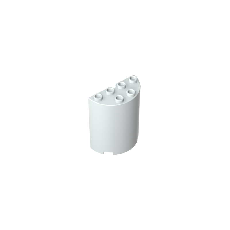 Cylinder Half 2 x 4 x 4