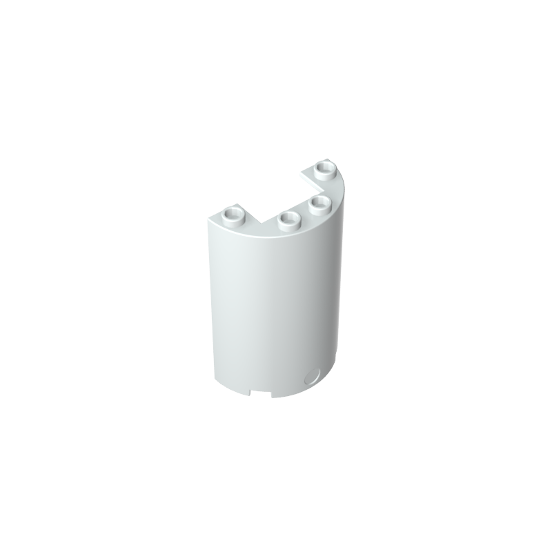 Cylinder Half 2 x 4 x 5 with 1 x 2 cutout