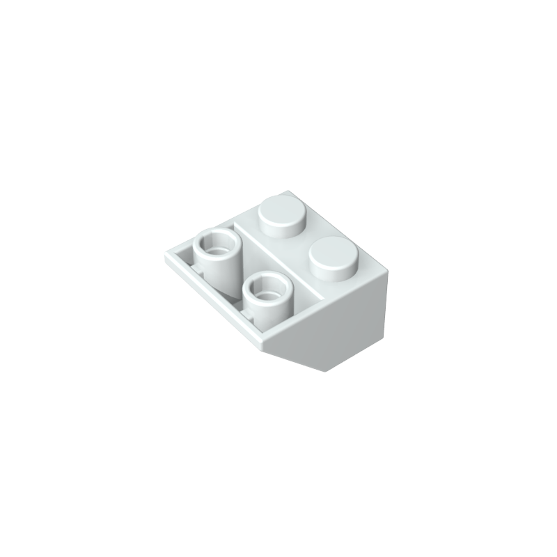 Slope Inverted 45° 2 x 2 [Ovoid Bottom Pin, Bar-sized Stud Holes]