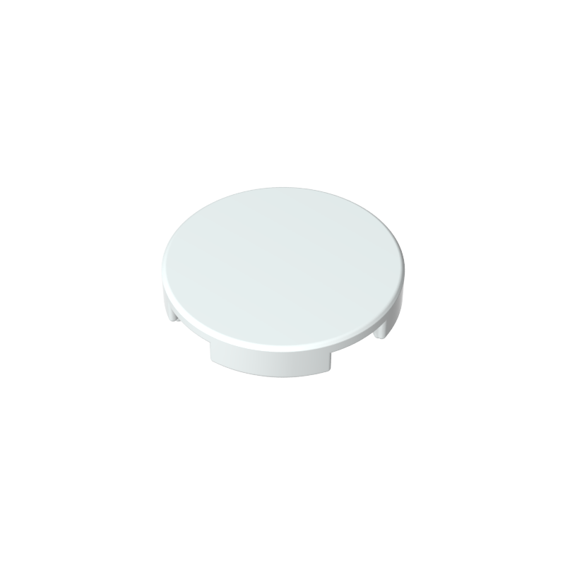 Tile Round 2 x 2 with Bottom Stud Holder