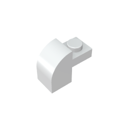Brick Curved 1 x 2 x 1 1/3 with Curved Top