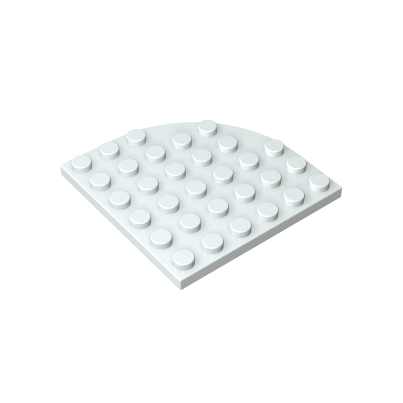 Plate Round Corner 6 x 6