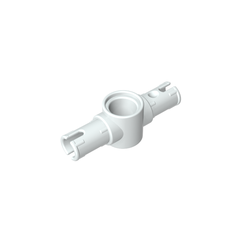 Technic Pin Connector Hub with 2 Pins with Friction Ridges Lengthwise [Big Squared Pin Holes]