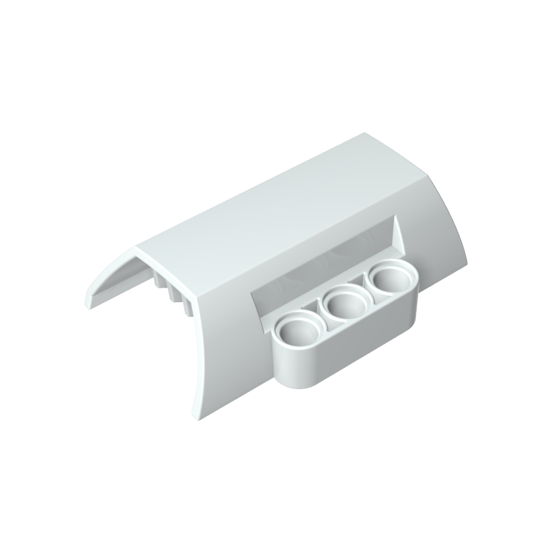 Technic Engine Block Half / Side Intake Panel - Color ID 91