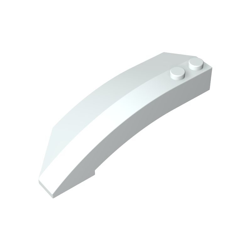 Wedge Curved 8 x 3 x 2 Open Right - Color ID 91