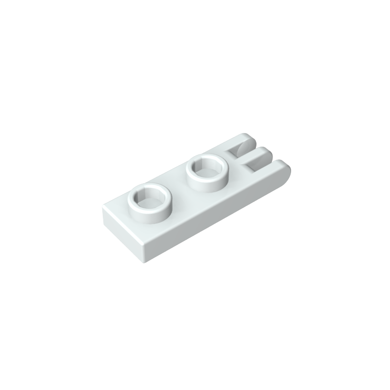 Hinge Plate 1 x 2 with 3 Fingers and Hollow Studs - Color ID 91