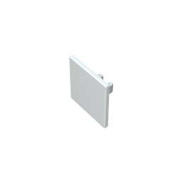Road Sign Clip-on 2 x 2 Square [Thick Open O Clip] - Color ID 91