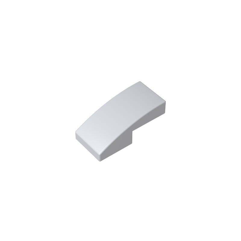 Slope Curved 2 x 1 No Studs [1/2 Bow]