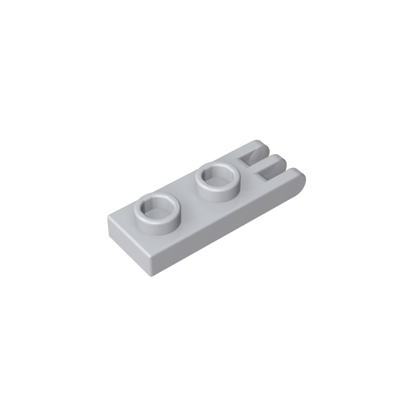 Hinge Plate 1 x 2 with 3 Fingers and Hollow Studs - Color ID 92