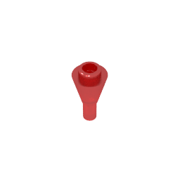 Cone 1 x 1 Inverted with Bar at Bottom (Ice Cream Cone)