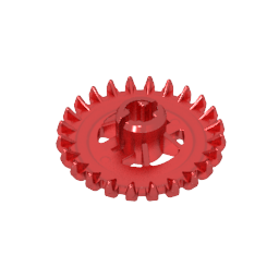 Technic Gear 24 Tooth Crown with Reinforcements [New Style]