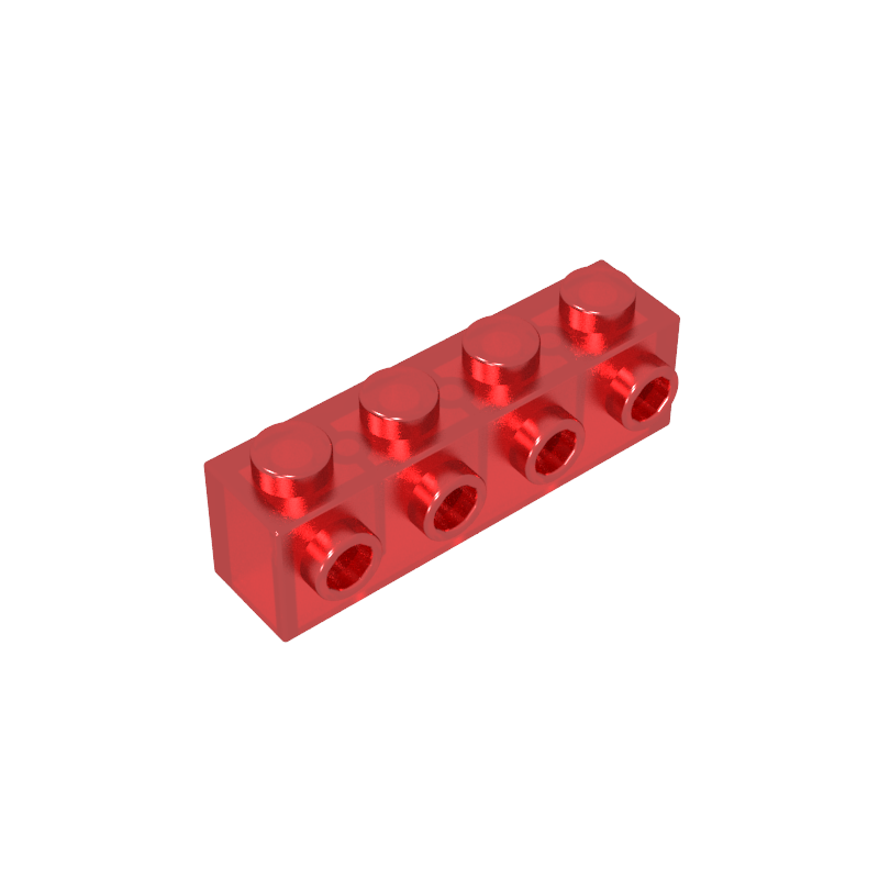 Brick Special 1 x 4 with 4 Studs on One Side