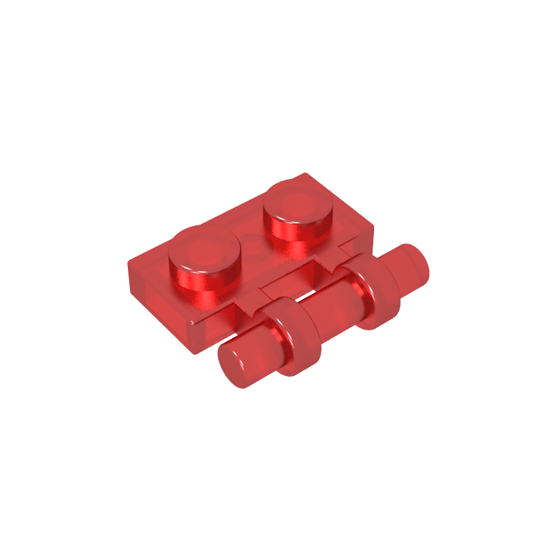Plate Special 1 x 2 Side Handle [Free Ends]