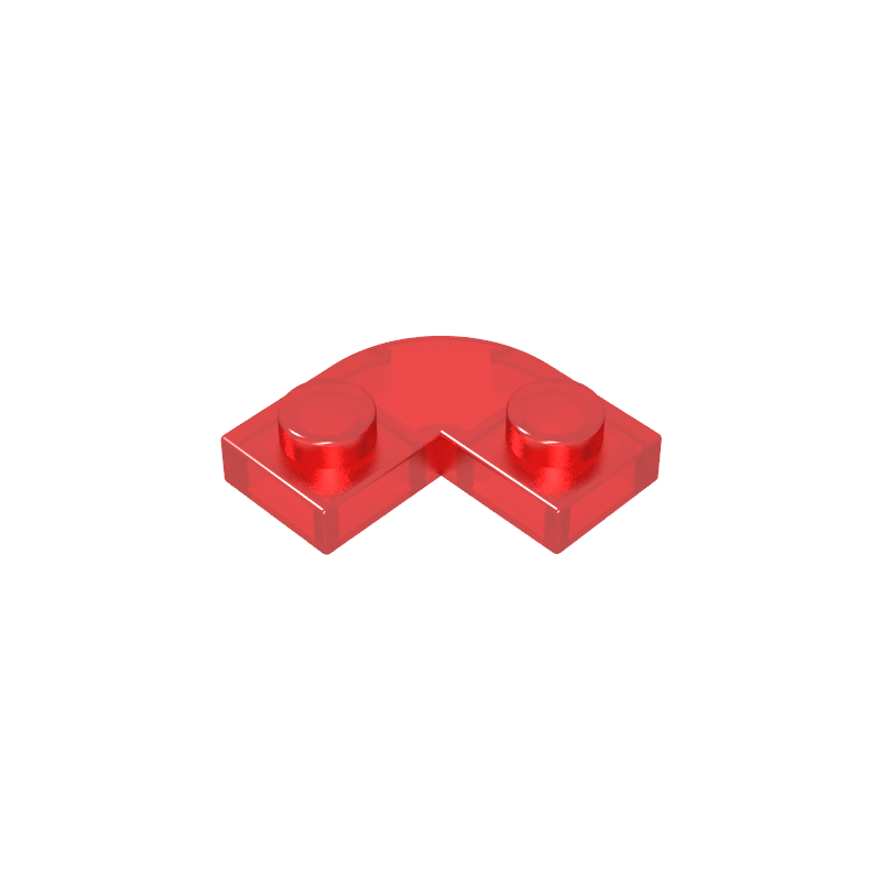 Plate 2 x 2 Round Corner with 1 x 1 Cutout