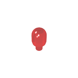 Light Cover 1 x 1 Round with Internal Bar / Bionicle Barraki Eye