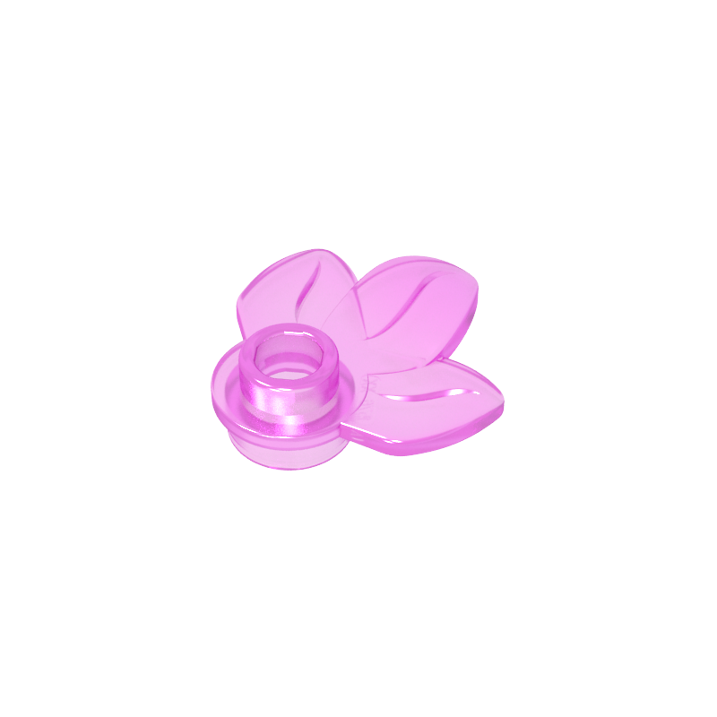 Plant, Plate 1 x 1 Round with 3 Leaves