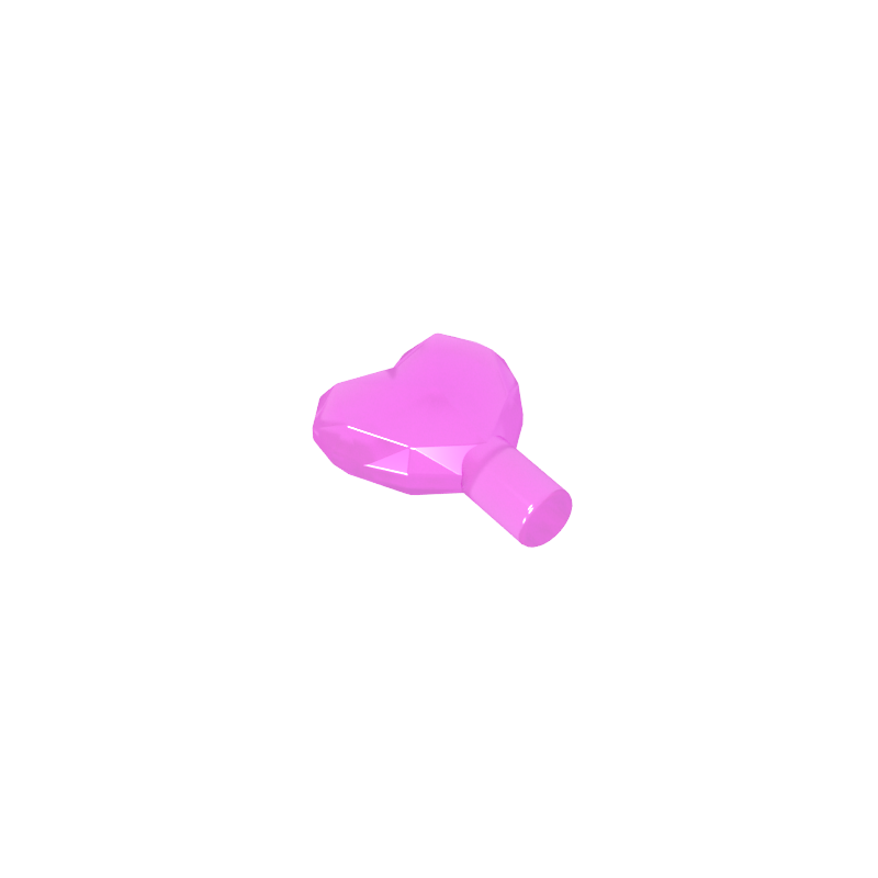 Rock - Heart Jewel with Shaft