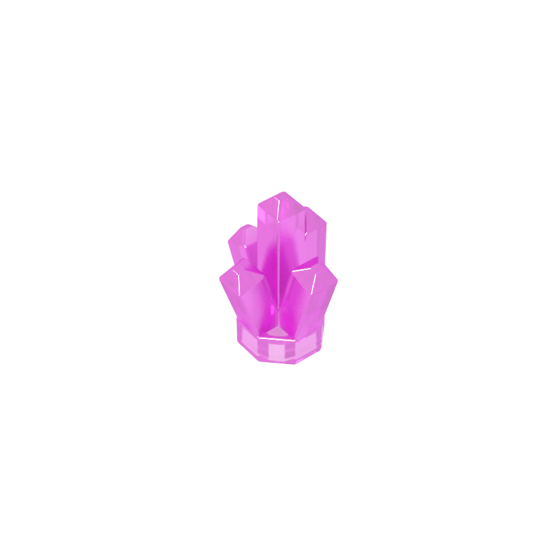 Rock 1 x 1 Crystal 5 Point