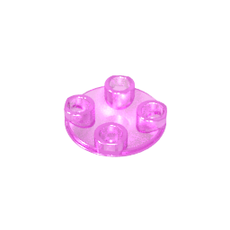 Plate Round 2 x 2 with Rounded Bottom [Boat Stud]