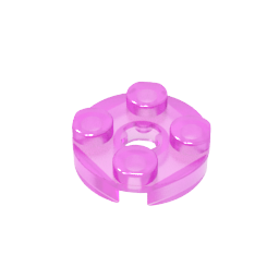 Plate Round 2 x 2 with Axle Hole Type 1 (+ Opening)