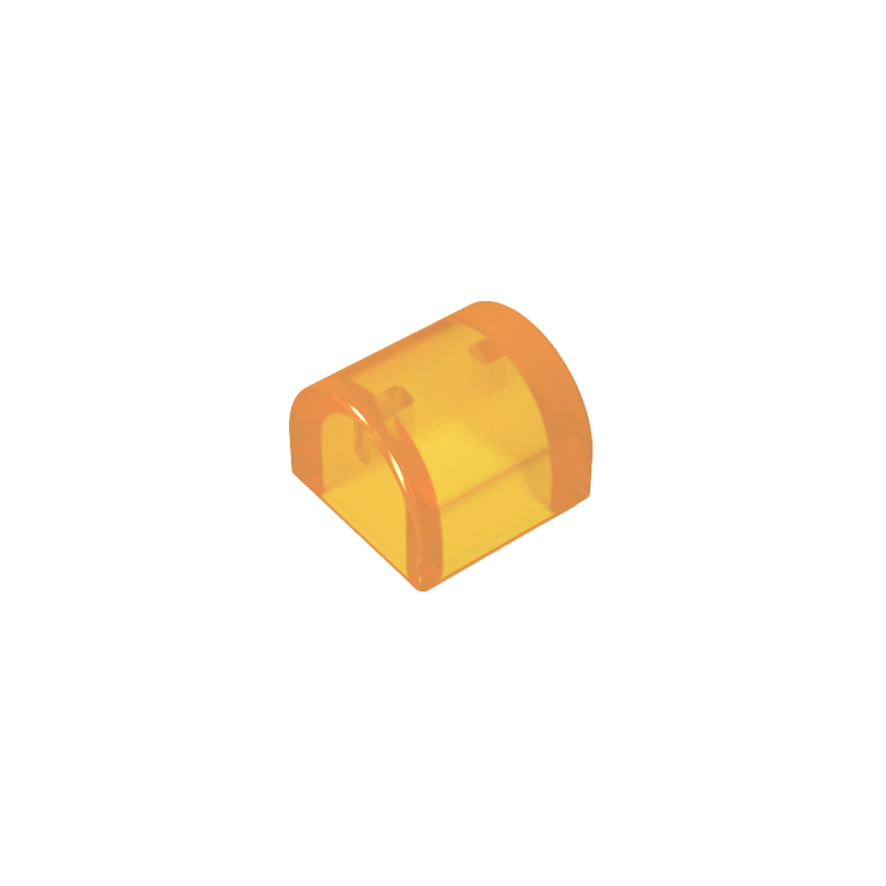 Brick Curved 1 x 1 x 2/3 Double Curved Top, No Studs