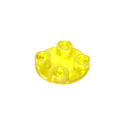 Plate Round 2 x 2 with Rounded Bottom [Boat Stud]