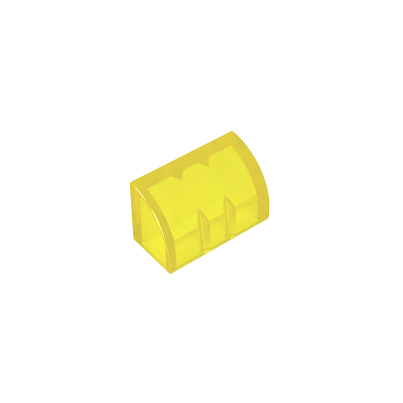Brick Curved 1 x 2 x 1 No Studs - Color ID 130