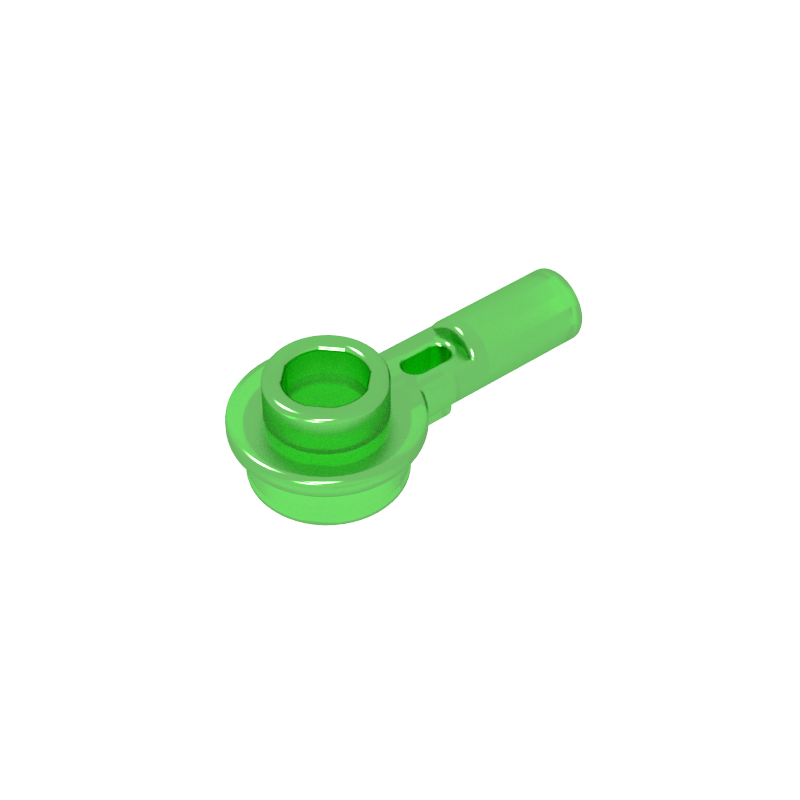 Plate Round 1 x 1 with Hollow Stud and Horizontal Bar 1L