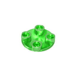 Plate Round 2 x 2 with Rounded Bottom [Boat Stud]