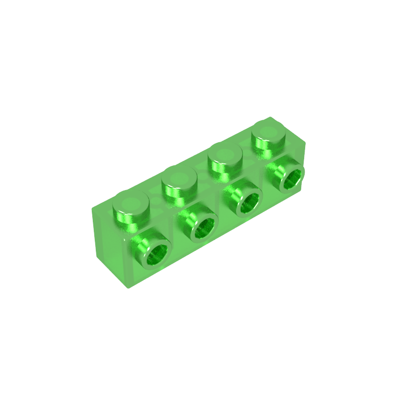 Brick Special 1 x 4 with 4 Studs on One Side
