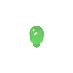 Light Cover 1 x 1 Round with Internal Bar / Bionicle Barraki Eye