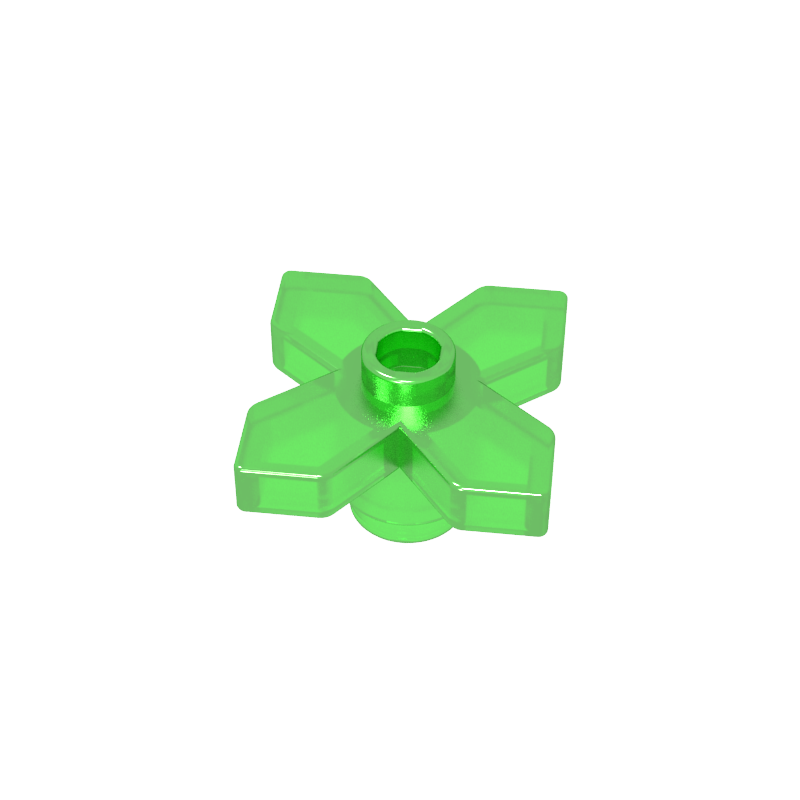 Plant, Flower 2 x 2 Leaves - Angular