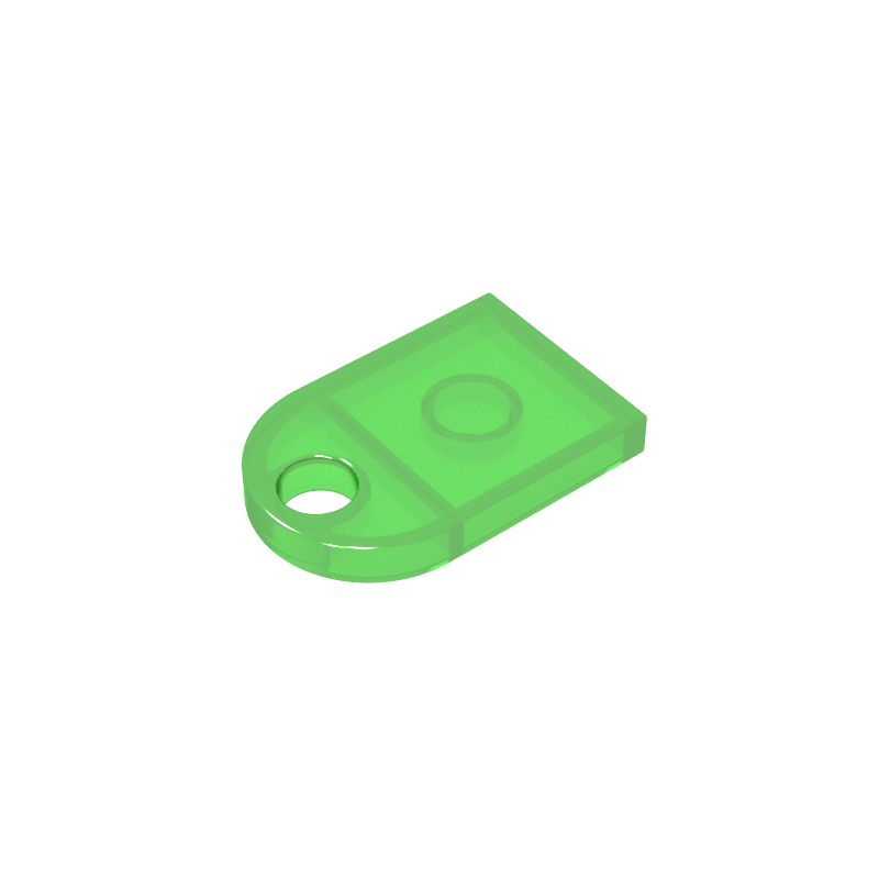 Tile Special 3 x 2 with Hole - Color ID 140