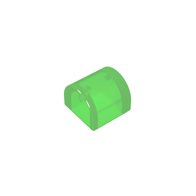 Brick Curved 1 x 1 x 2/3 Double Curved Top, No Studs - Color ID 140