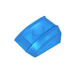 Slope Curved 2 x 2 with Lip, No Studs