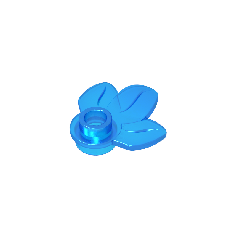 Plant, Plate 1 x 1 Round with 3 Leaves