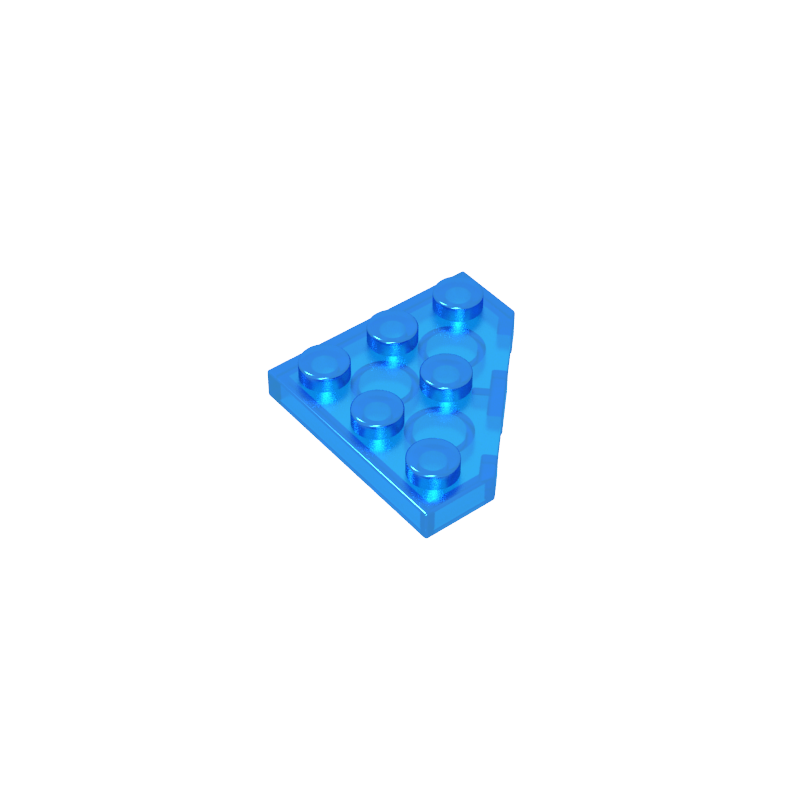 Wedge Plate 3 x 3 Cut Corner