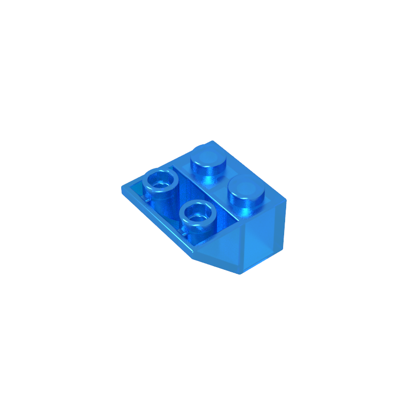 Slope Inverted 45° 2 x 2 [Ovoid Bottom Pin, Bar-sized Stud Holes]