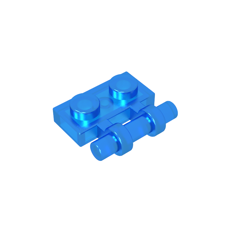 Plate Special 1 x 2 Side Handle [Free Ends]
