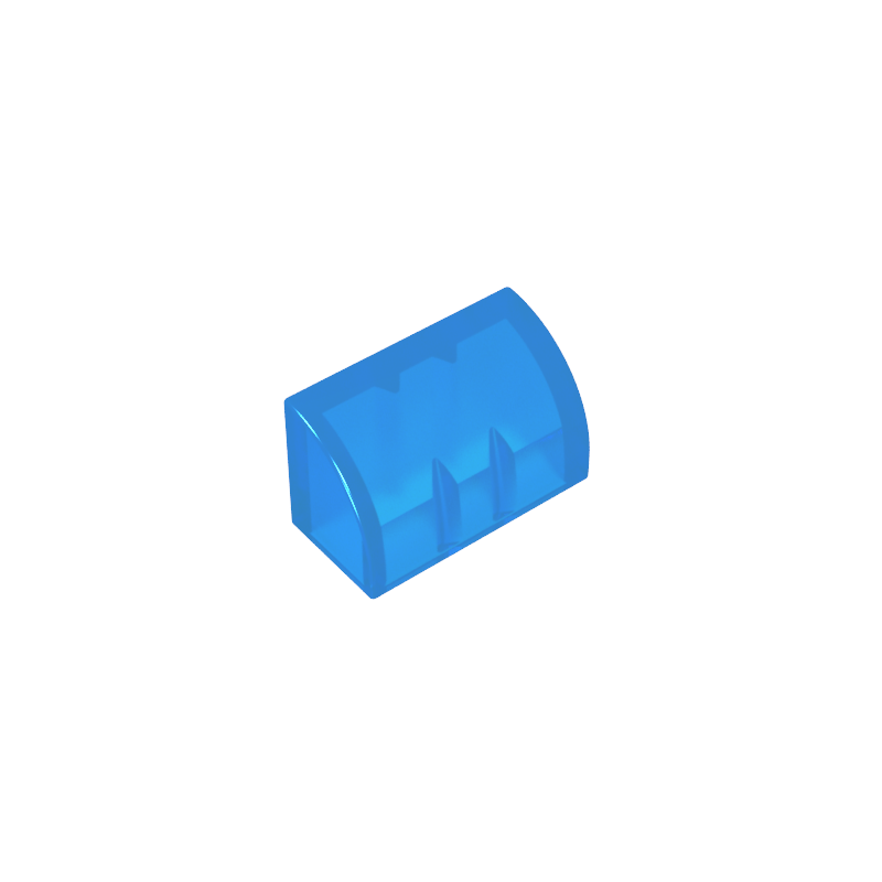 Brick Curved 1 x 2 x 1 No Studs - Color ID 150